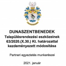 Dunaszentbenedek Településrendezési eszközeinek módosító tervezete 2